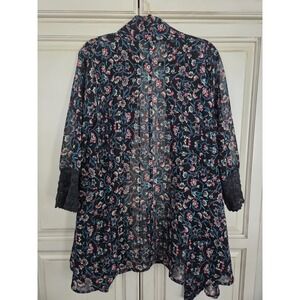 J Gee Floral Kimono Women's Xl‎ Classic Boho Layer
